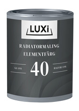 Radiatormaling hvid 0,75 liter - Luxi